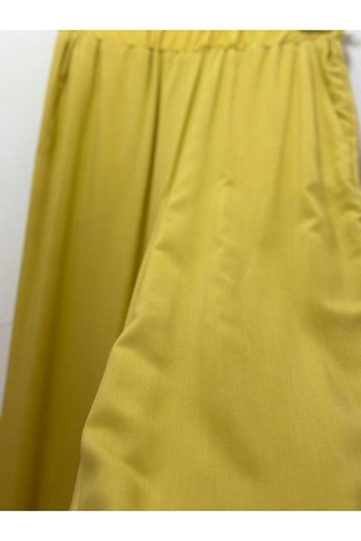 Kayra Loose Cut Trousers with Elastic Waist