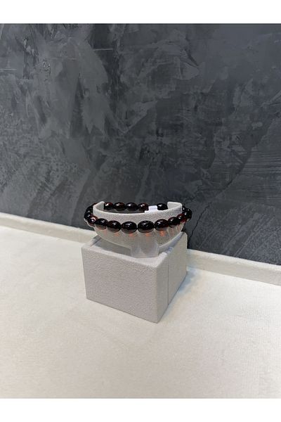 Amber by Mazukna Flexible and Free Cut Brown Bracelet - Youth and Adult, Certified