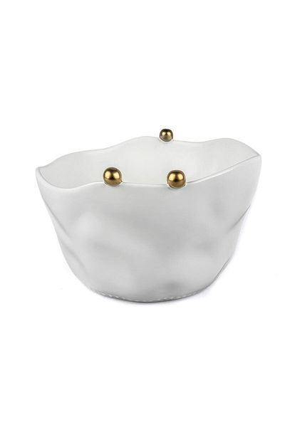 Mikasa Moor White Gold Bulk Porcelain Bowl 20x13cm