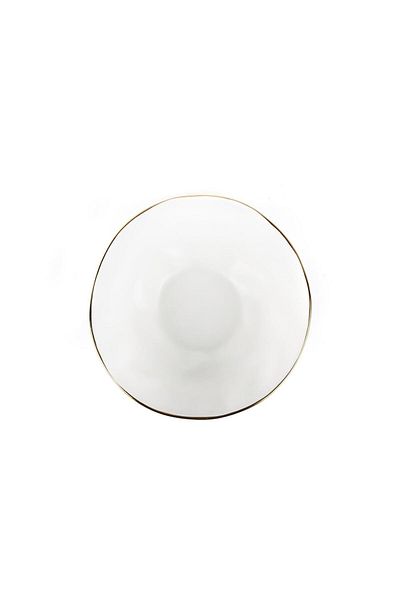 Mikasa Moor وعاء بورسلين من الذهب الأبيض مقاس 24 × 11 سم