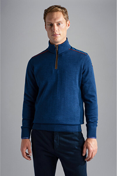 PAUL&SHARK Men's Zipper Pullover - C.W.Wool