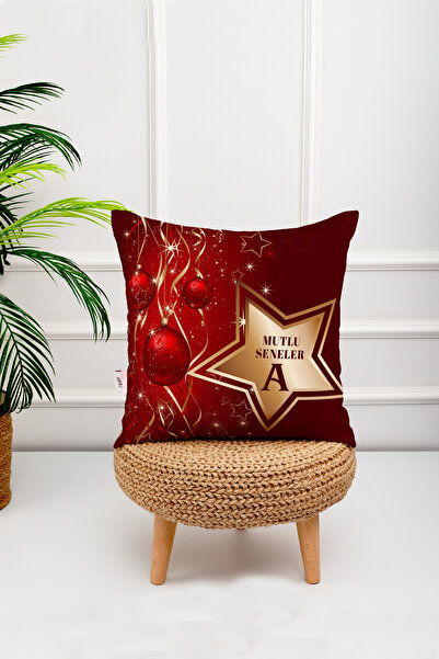 menesahome Novogodišnje crveno pismo sa natpisom "Srećna Nova godina" Sa dezn...