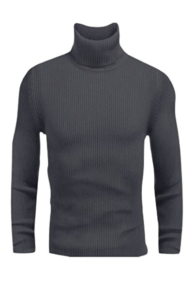 Nacar Balıkçı Yaka Kaşkorse Slimfit Boğazlı Kazak