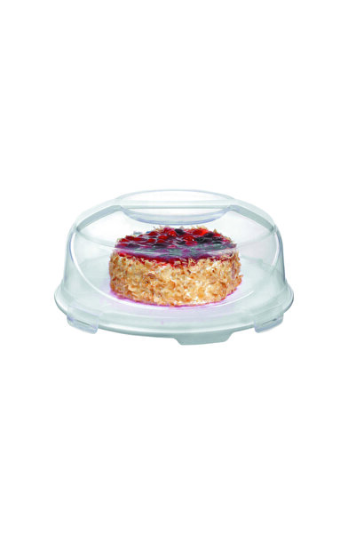 Melkan Home Cake Dish & Cake Dish Cake Dish with Locking Lid 7 Liters Cream