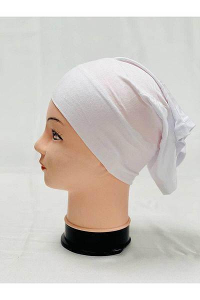 AWAM SILK Awam Silk Open Top Plain Combed Cotton Bonnet