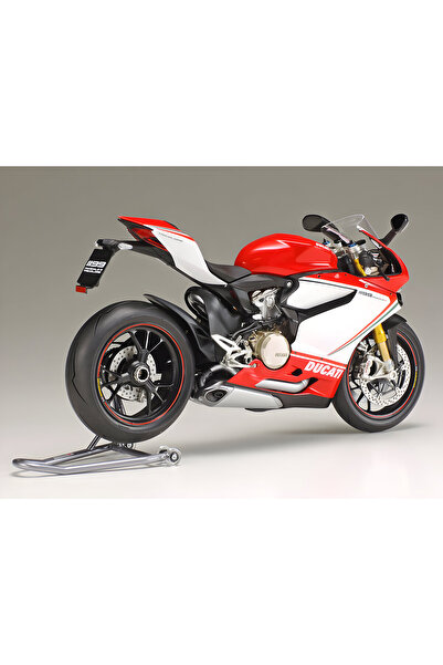 TAMIYA 1/12 Ducati 1199 Panigale S Tricolore Plastik Motosiklet Maket Kiti, Demonte Hobi Seti