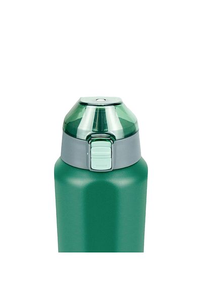 Tyeso Square Thermos Vacuum Stainless Leak Proof Double Walled 600ML Green