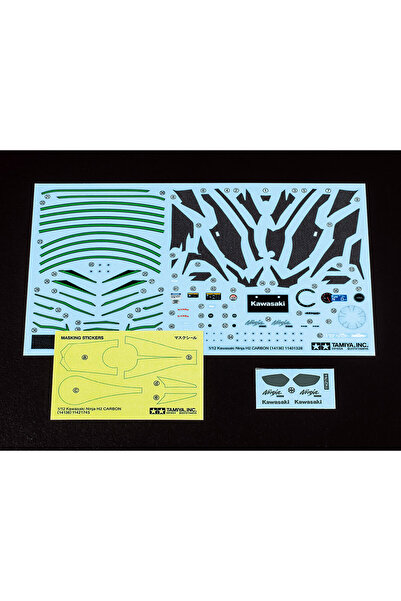 TAMIYA 1/12 Kawasaki Ninja H2 Carbon Plastik Motosiklet Maket Kiti, Demonte Hobi Seti