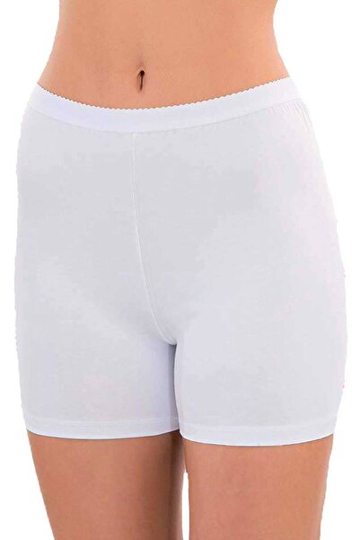 ERŞAH Kadın Beyaz Modal Mini Tayt 6336