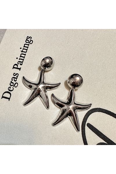 Okko Store Big Dangle Star Earrings