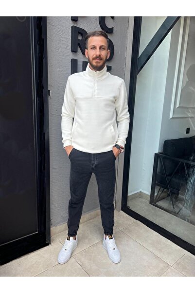 dont panic Men's Flexible Boyfriend Jeans Denim Trousers