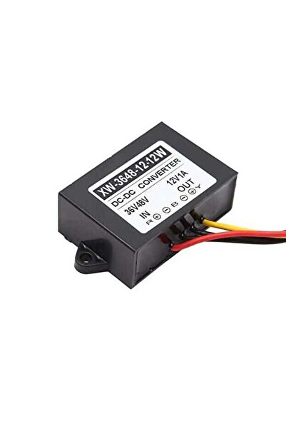 Motorobit DC-DC 36-48den 12Va 1A Voltaj Düşürücü 36-48V to 12V Step Down