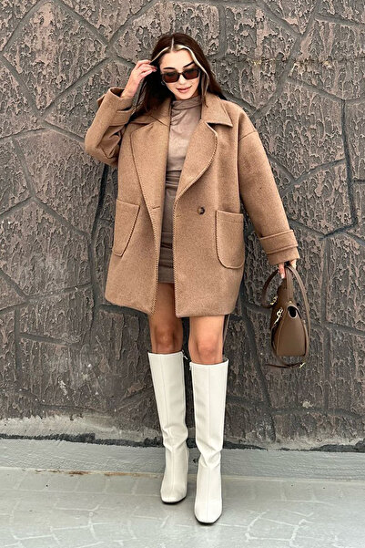 Leya Hill Modamesta Premium Maneci Buzunare Detaliate Captusita Cusuta Manta ...