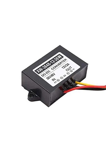 Motorobit DC-DC 36-48den 12Va 3A Voltaj Düşürücü 36-48V to 12V Step Down