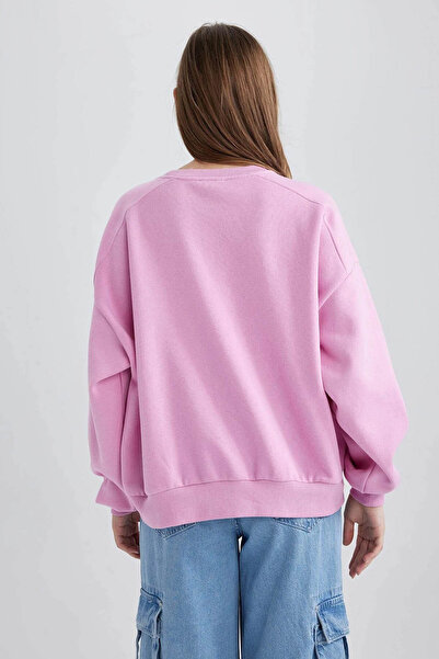 DeFacto Women's Sweatshirt Pink A4177Ax/Pn450