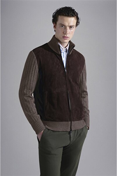 PAUL&SHARK MEN'S ZIPPED PULLOVER C.WWOOL