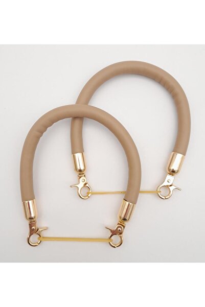 angel çanta aksesuar Accesoriu Geantă Angel Mâner Geantă Snur Scurt Dublu Culoare Mink Metal Auriu Deschis