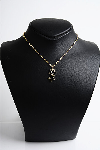 EUROMODA Star Design Zircon Stone Necklace Earring Set