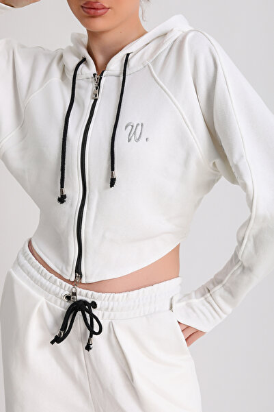 WESTBRAND Embroidered Hooded Crop Set