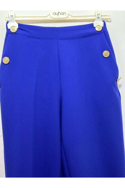 AYHAN Штани з еластичним поясом і широкими штанинами