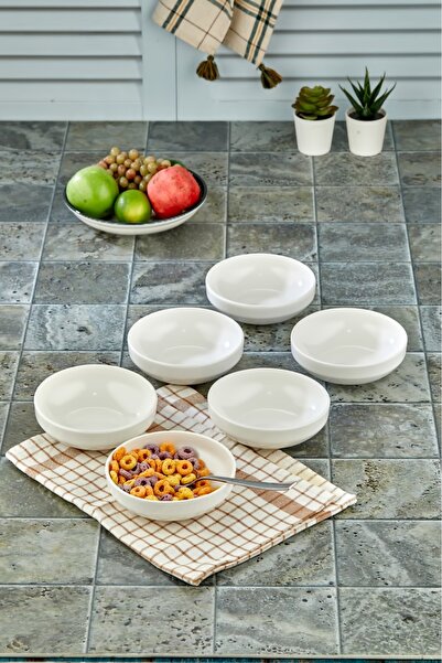 Cooker Luxury 6-Piece 13.5 cm Porcelain Lyon Bowl Serving Presentation Cookie Set