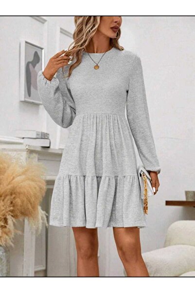 charango Жіноча вінтажна спідниця Volan Salas з довгими рукавами, міні-богемна сукня