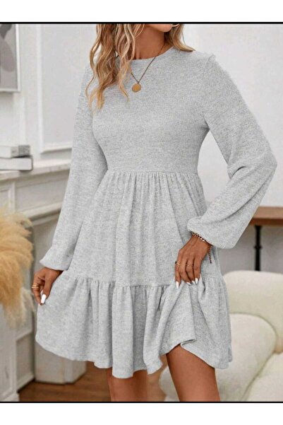 charango Жіноча вінтажна спідниця Volan Salas з довгими рукавами, міні-богемна сукня