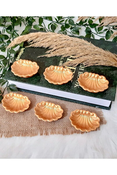 Genel Markalar Kahve Yanı Sunumluk/midye Tasarımlı Drajelik/lokumluk 6-adet a...