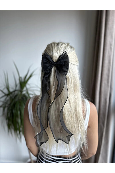 Kraliçe Fundita lunga din tul cu catarama - Accesoriu pentru par pentru femei