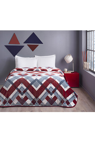 Taç Leon Kırmızı Çift Kişilik Battaniye