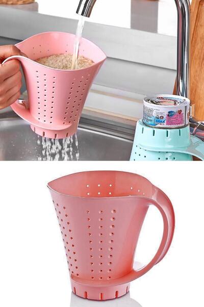 QesQin Kulplu Pirinç Süzgeci