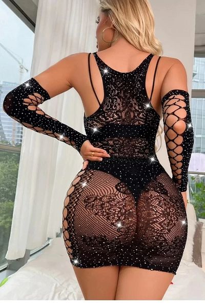 FROOY Fancy Stone Body κάλτσες με γάντια