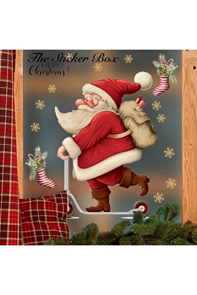 Think And Print Χριστουγεννιάτικο Πρωτοχρονιάτικο Σκούτερ Άγιου Βασίλη Κάλτσε...