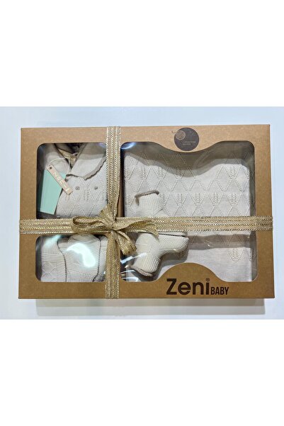 Zeni Kids Bebek Tulum Seti (Tulum-Battaniye-Patik-Bere-Eldiven)