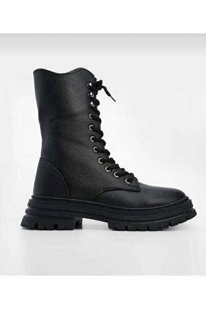 Brs VEGAN YÜNLÜ YARIM DERİ BOT