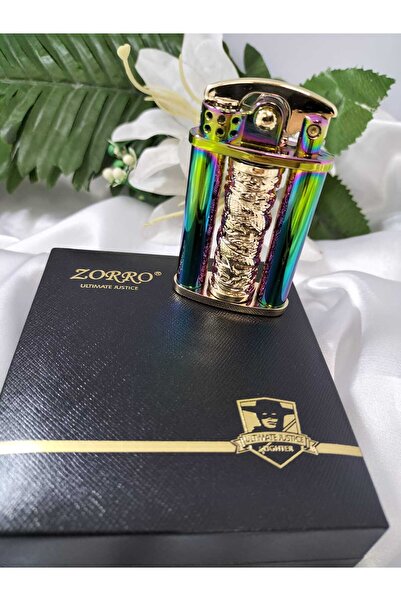 KdrElektronik Benzinli Çakmak Metal Gövde Şık Tasarım Stres Çarklı Antik Yeni...