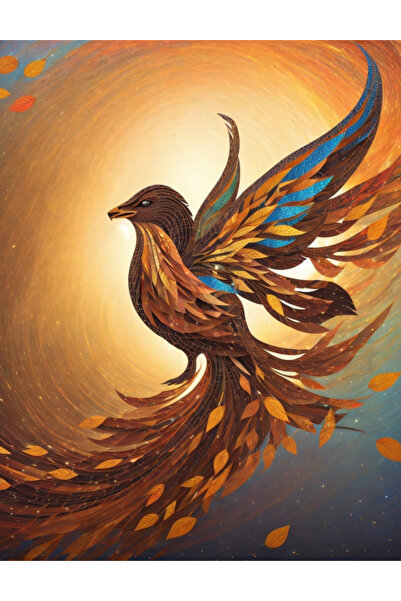 LİLYHOBBYLAND Renkli Baskılı Sayılarla Boyama Hobi Seti (Çerçeveli) 50x65 cm:...