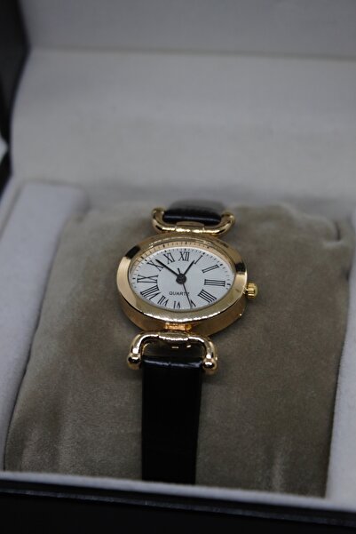 Ricardo Marka Roma Rakamlı Oval Kasa Minimal Yılan Derisi Kol Saati