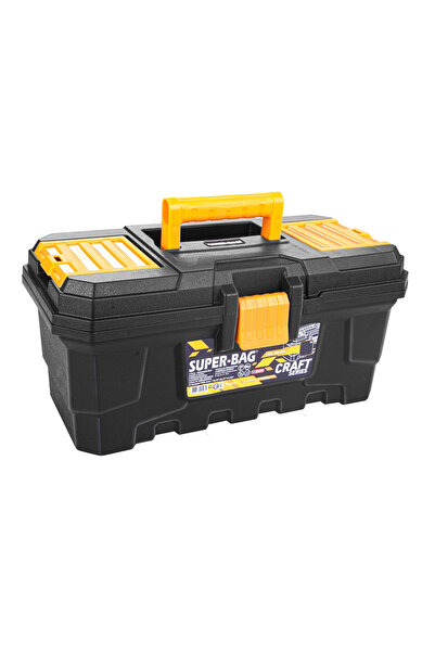 Süper Bag 13" Craft Plastik Kilitli Takım Çantası - ASR-5060