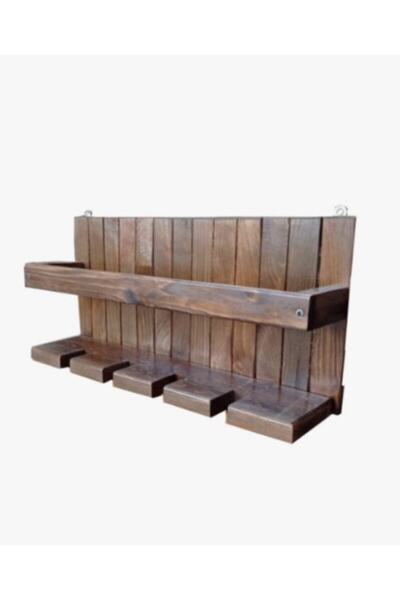 Nikadu Ahşap Içecek Rafı, Dekoratif Kadehlikli Şaraplık, Şaraplık Rafı