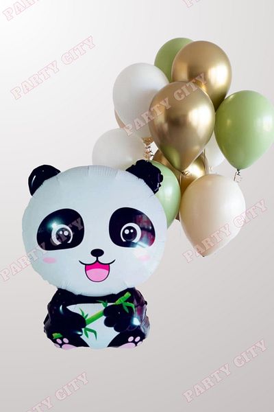 Party City Σετ μπαλονιών Panda Foil; Συμβολικό μπαλόνι γενεθλίων