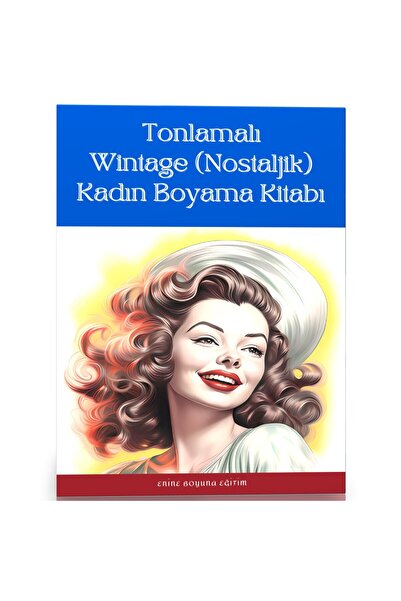 Enine Boyuna Eğitim Wintage Women's Coloring Book (Toning Coloring)