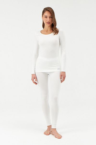 Dagi Ecru Women's Thermal Long Sleeve Top