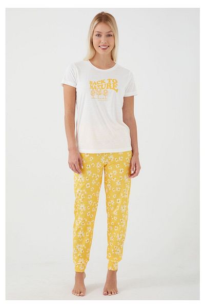 Pierre Cardin Set de pijamale de damă din bumbac cu mâneci scurte V11