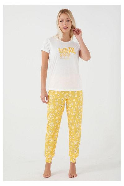 Pierre Cardin Set de pijamale de damă din bumbac cu mâneci scurte V11