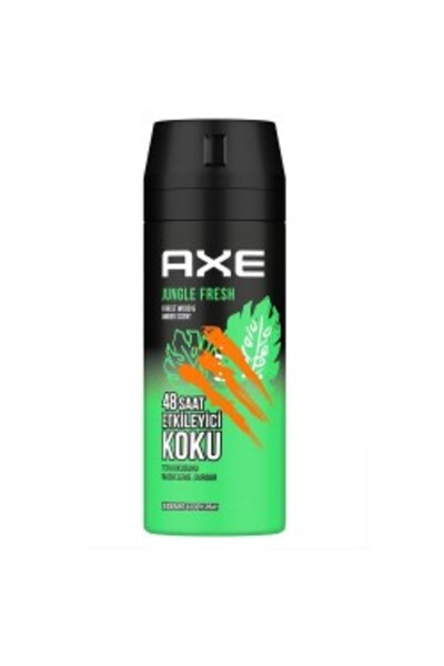 Axe ( 1 ADET ) Axe Jungle Fresh Deo Spray 150 Ml ( KÜÇÜK KOLONYA HEDİYE )