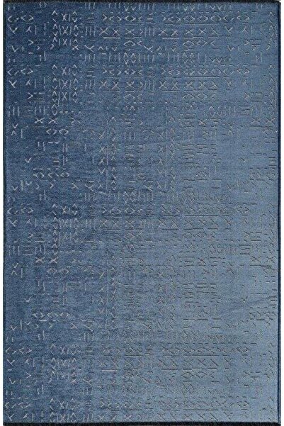 GÜMÜŞSUYU Deco Fashion Trend 15919 Mavi Hav Toz Tutmaz Dekoratif Halı