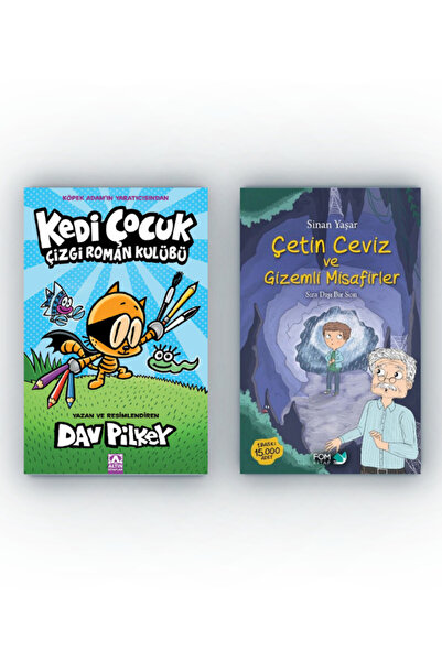 Altın Kitaplar Kedi Çocuk + Çetin Ceviz ve Gizemli Misafirler