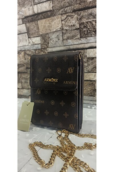 Armine 266 Coffee Printed Bag