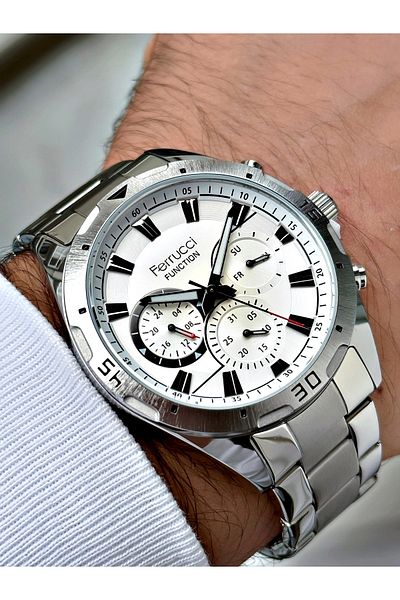Ferrucci Function Steel Cord Men's Wristwatch